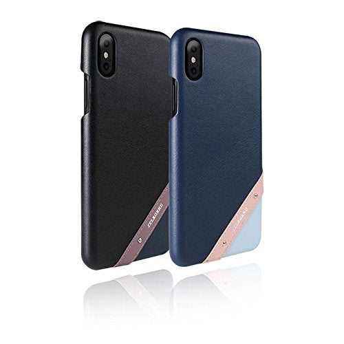 JTLEGEND Exquisite Fashionable Style iPhone Dolce Cowhide Leather Back Case for Apple iPhone X