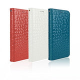 JTLEGEND iPhone X Perle Cowhide Genuine Leather Flip Wallet case for Apple iPhone X, 3 Protective Credit Card Slots