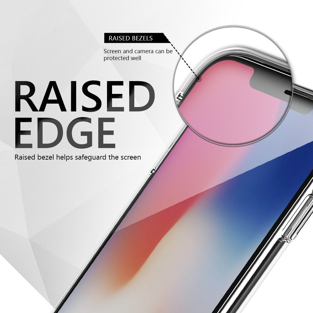 JTLEGEND iPhone X Ultra Slim Hybrid Elite Protection Case for Apple iPhone X