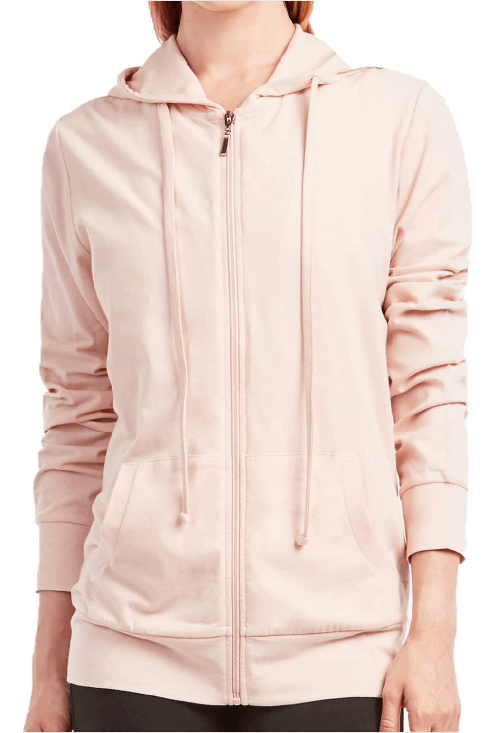 Women's Active Casual Thin Cotton Zip Up Hoodie Jacket