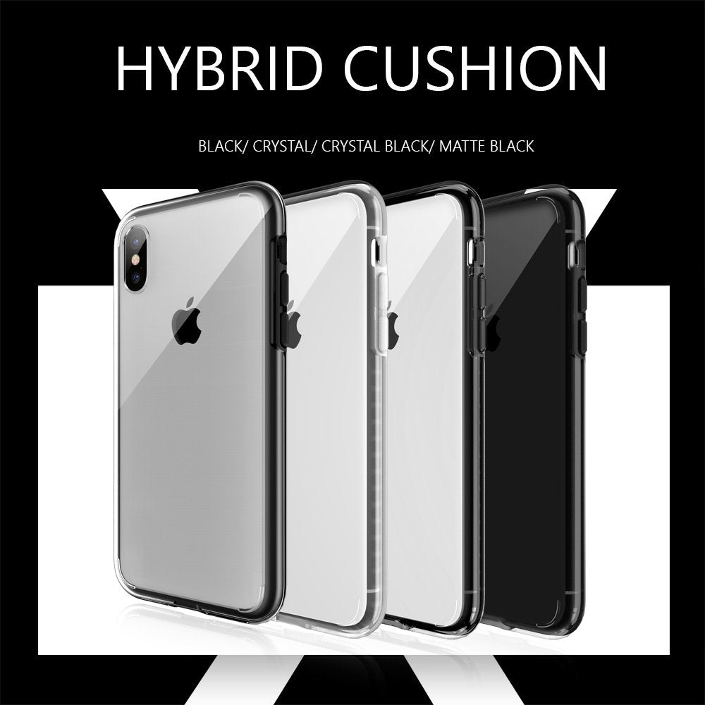 JTLEGEND iPhone X Case Hybrid Air Cushion Protection Technology for Apple iPhone X