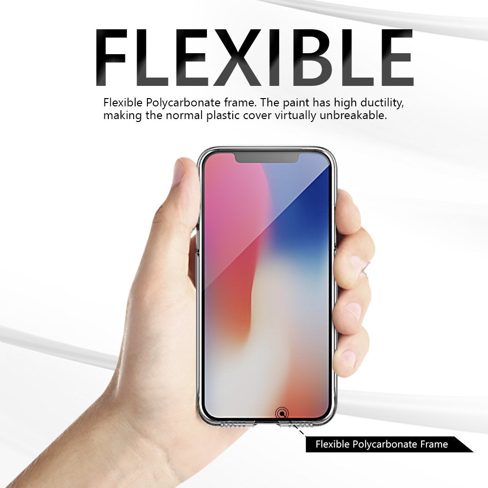 JTLEGEND iPhone X Self-Healing Ultra Slim Protection Case for Apple iPhone X