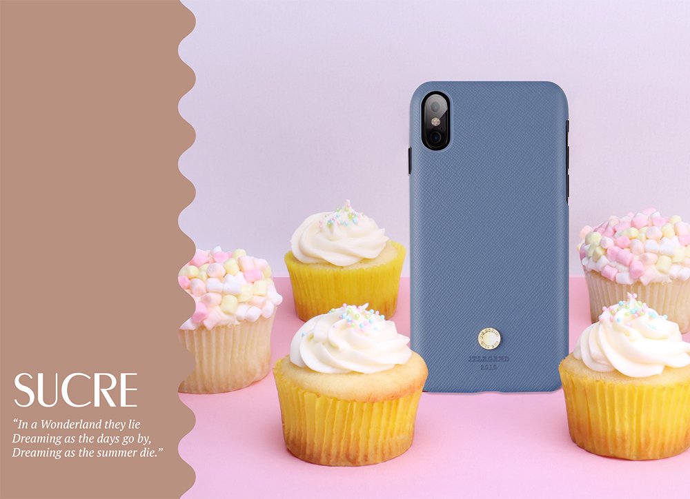 JTLEGEND iPhone X Exquisite Sffiano Cowhide Genuine Leather Back Case for Apple iPhone X