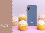 JTLEGEND iPhone X Exquisite Sffiano Cowhide Genuine Leather Back Case for Apple iPhone X