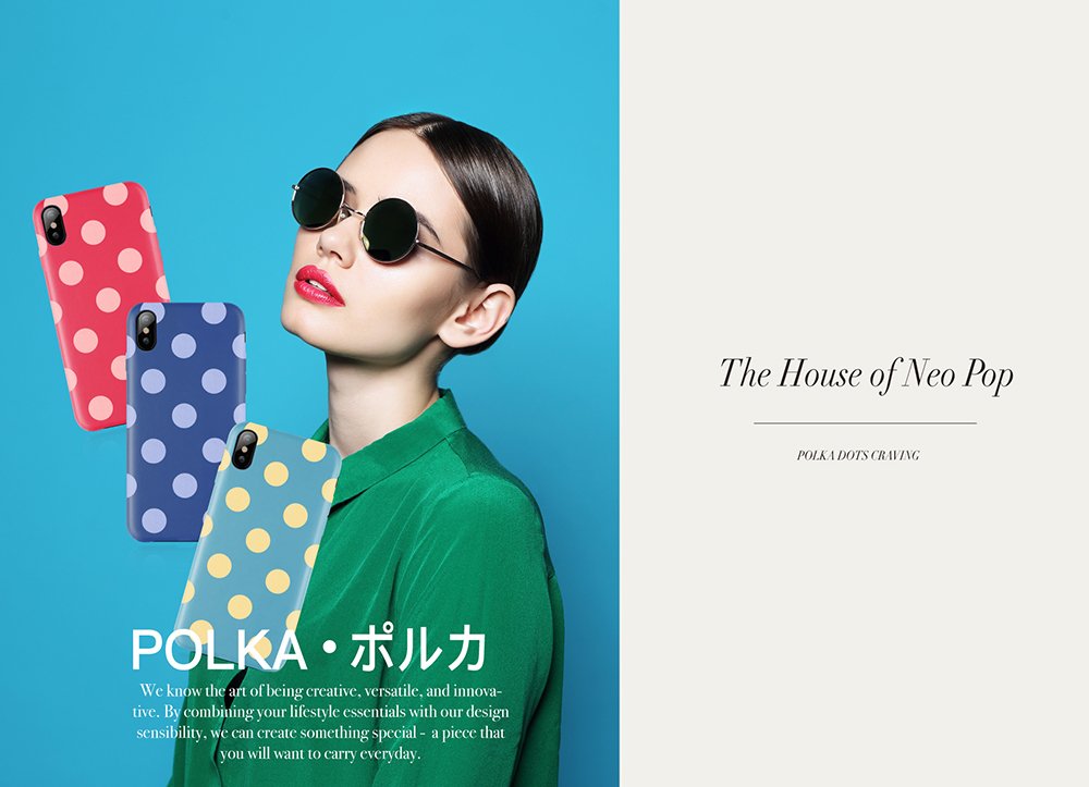 JTLEGEND iPhone X Exquisite Polka PU Genuine Leather Back Case for Apple iPhone X