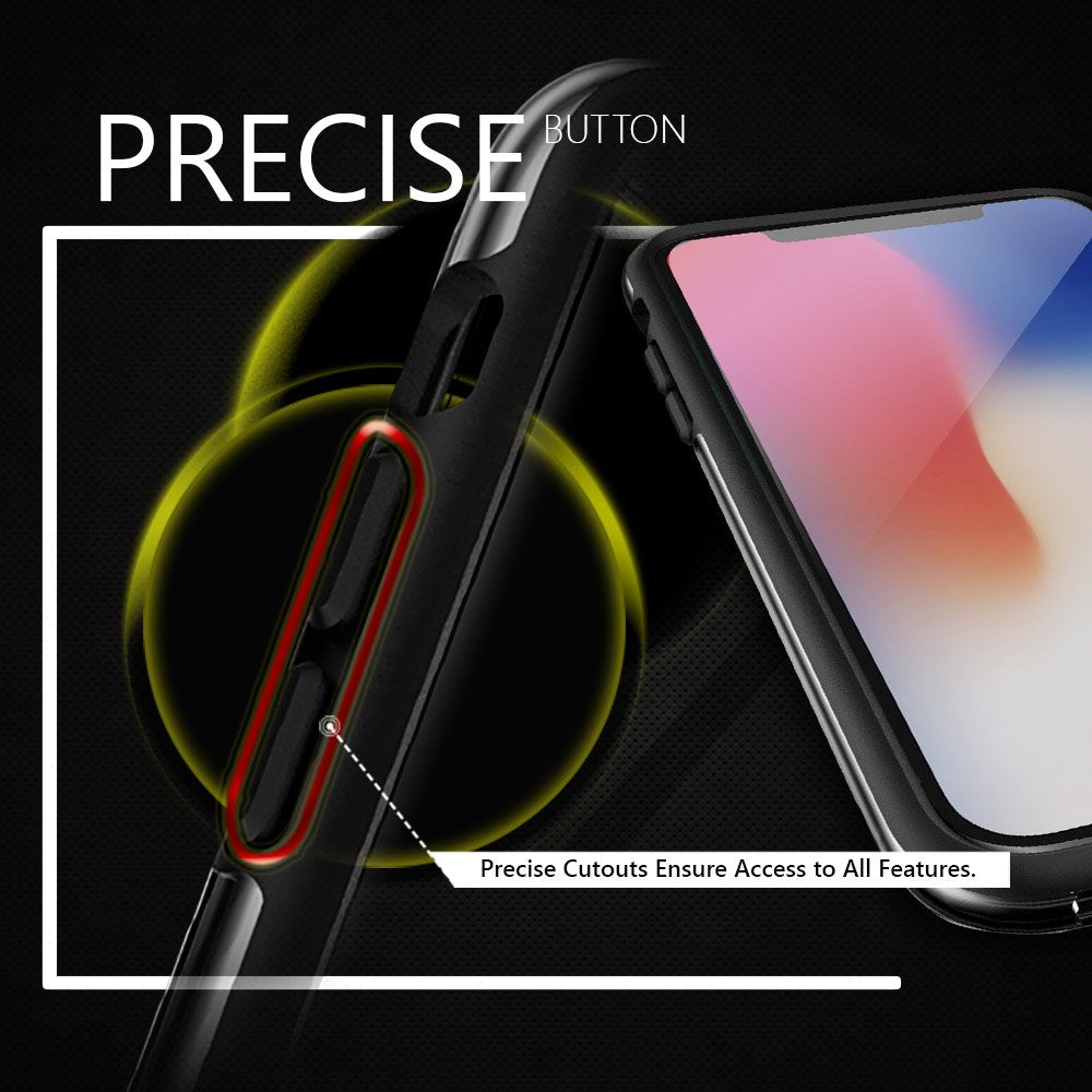 JTLEGEND iPhone X Case Hybrid Air Cushion Protection Technology for Apple iPhone X