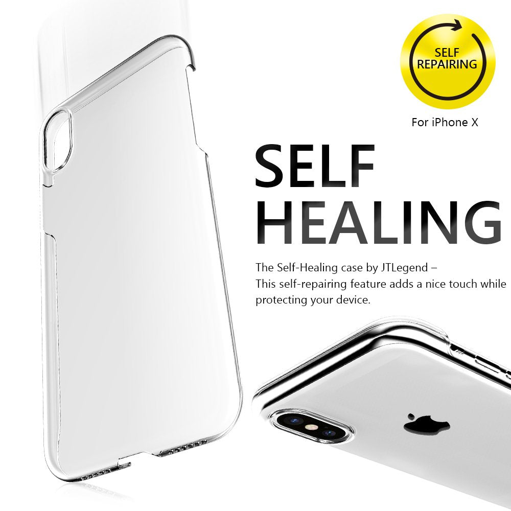 JTLEGEND iPhone X Self-Healing Ultra Slim Protection Case for Apple iPhone X