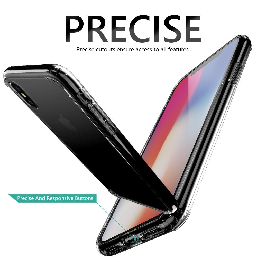 JTLEGEND iPhone X Ultra Hybrid Cushion Basic Case and Hybrid Drop Protection for Apple iPhone X