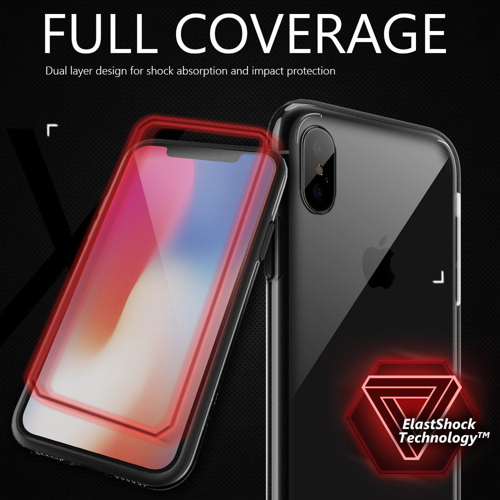JTLEGEND iPhone X Case Hybrid Air Cushion Protection Technology for Apple iPhone X