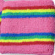 2.5 inch Multi-color Striped Sweat Wristbands for Sports