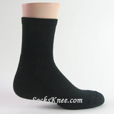 Black Premium Quality Quarter/Crew High Basketball/Sports Socks