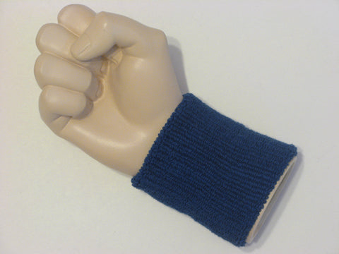 Blue cheap terry wristband