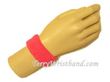 Bright Pink cheap kids terry wristband