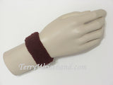Dark Brown cheap kids terry wristband