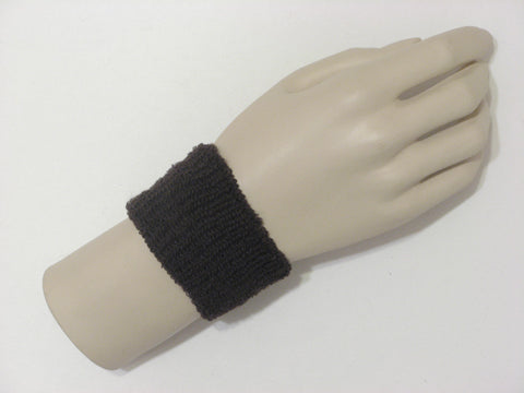 Brown cheap youth terry wristband