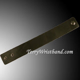 Dark Brown Leather Bracelet for Men 1.5IN Width 9IN Height
