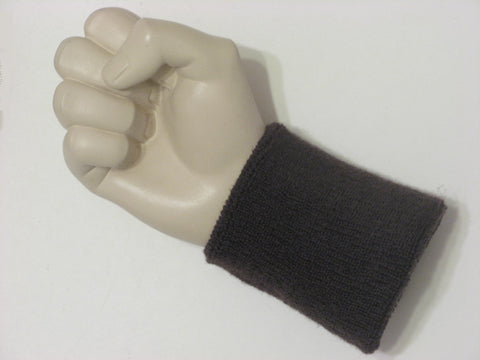 Brown wristband sweatband for sports