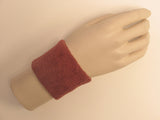 Brown youth wristband sweatband