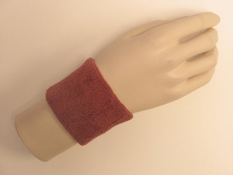 Brown youth wristband sweatband