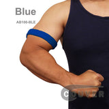COUVER 1 inch Soft Cotton Terry Bicep/Arm Band - Blue(1Piece)