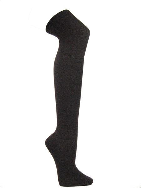 Brown over knee high socks