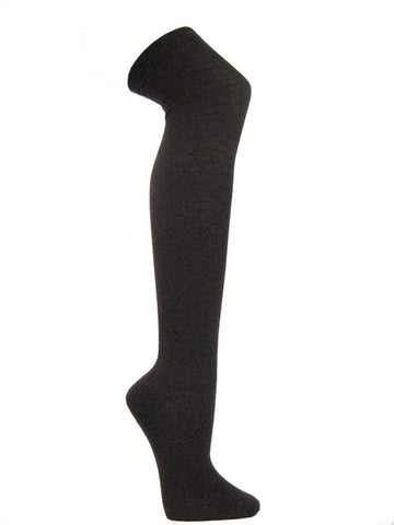 Brown over knee high socks