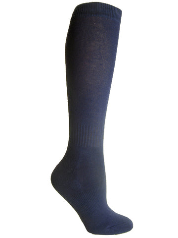 Dark purple youth sports knee socks