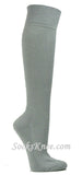 Gray grey athletic knee socks for sports