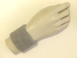 Gray silver cheap youth terry wristband