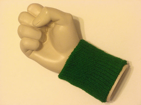 Green cheap terry wristband
