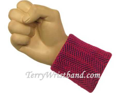 Hot pink / Purple Urban Skaters Diagonal Mini Check Wristbands