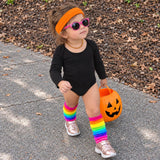 80s Workout Costume for Kids - Black Top
