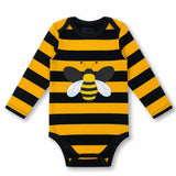 Baby Bee Costume: Soft Cotton Bodysuit Onesie