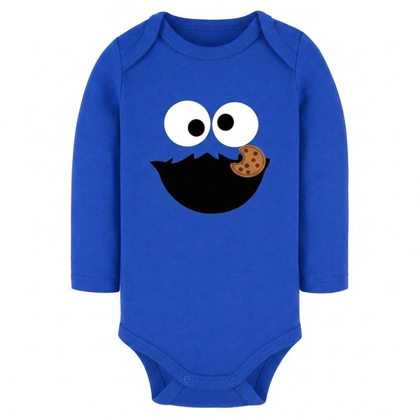 Blue Monster Face Kids Shirt or Baby Bodysuit - Halloween Costume Top