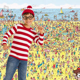 Kids Red White Striped Shirt | Waldo Wally Halloween Costume | Unisex Toddler & Youth Outfit