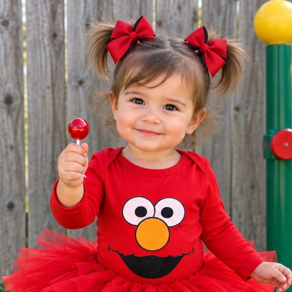 Red Monster Baby Bodysuit, Kids Halloween Costume Shirt, Toddler Red Costume, Baby Outfit