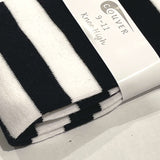 Women's black and white striped costume product photo