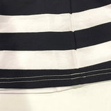 Women's black and white striped costume product photo