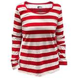Wenda Where's Waldo red white striped shirt only