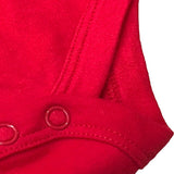Red baby long sleeve bodysuit costume