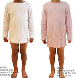 Orange long sleeve kids costume shirt - 3T