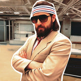 Richie Tenenbaum inspired headband styled look