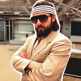 Richie Tenenbaum inspired headband styled look