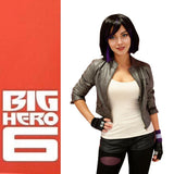 Hero-style outfit with fingerless gloves and wristbands