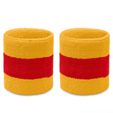 Scott Pilgrim inspired wristband styled with yellow costume shirt