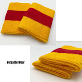 Scott Pilgrim costume wristband color and stripe detail