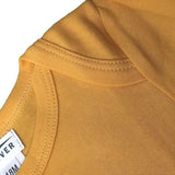 Golden Yellow Long Sleeve Baby Bodysuit for DIY Fruit Costume