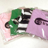 Baby DIY costume long sleeve bodysuit in light pink and green