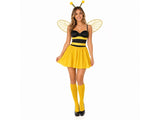 Women's yellow and black costume socks and accessory set - image 4