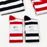 Women's black and white striped costume product photo